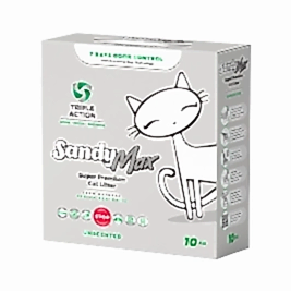 Sandy Max Aktif Karbonlu Kokusuz Kedi Kumu (10 kg)
