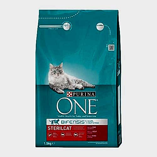 Purina One Sığır Etli Kısırlaştırılmış Yetişkin Kedi Maması (1,5 kg)