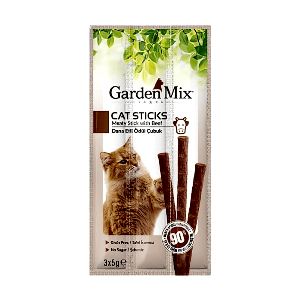 Garden Mix Dana Etli Kedi Ödül Çubuğu (3 x 5 g)