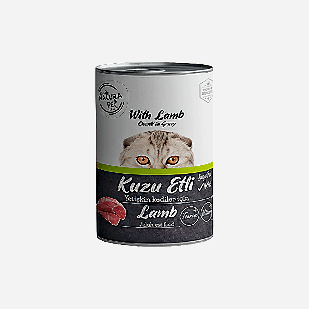 Eco Natura Pet Kuzu Etli Yetişkin Kedi Konserve Maması (400 g)