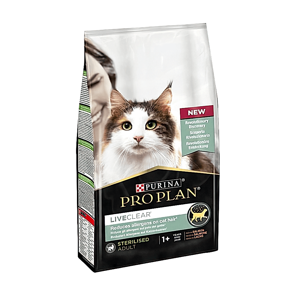 Purina Pro Plan Liveclear Alerji Azaltan Somonlu Kısırlaştırılmış Yetişkin Kedi Maması (1,4 kg)