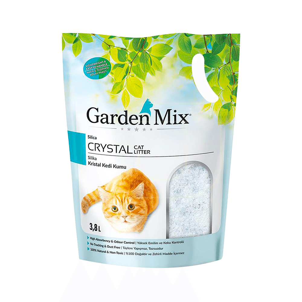 Garden Mix Silika Kristal Kedi Kumu (3,8 L)