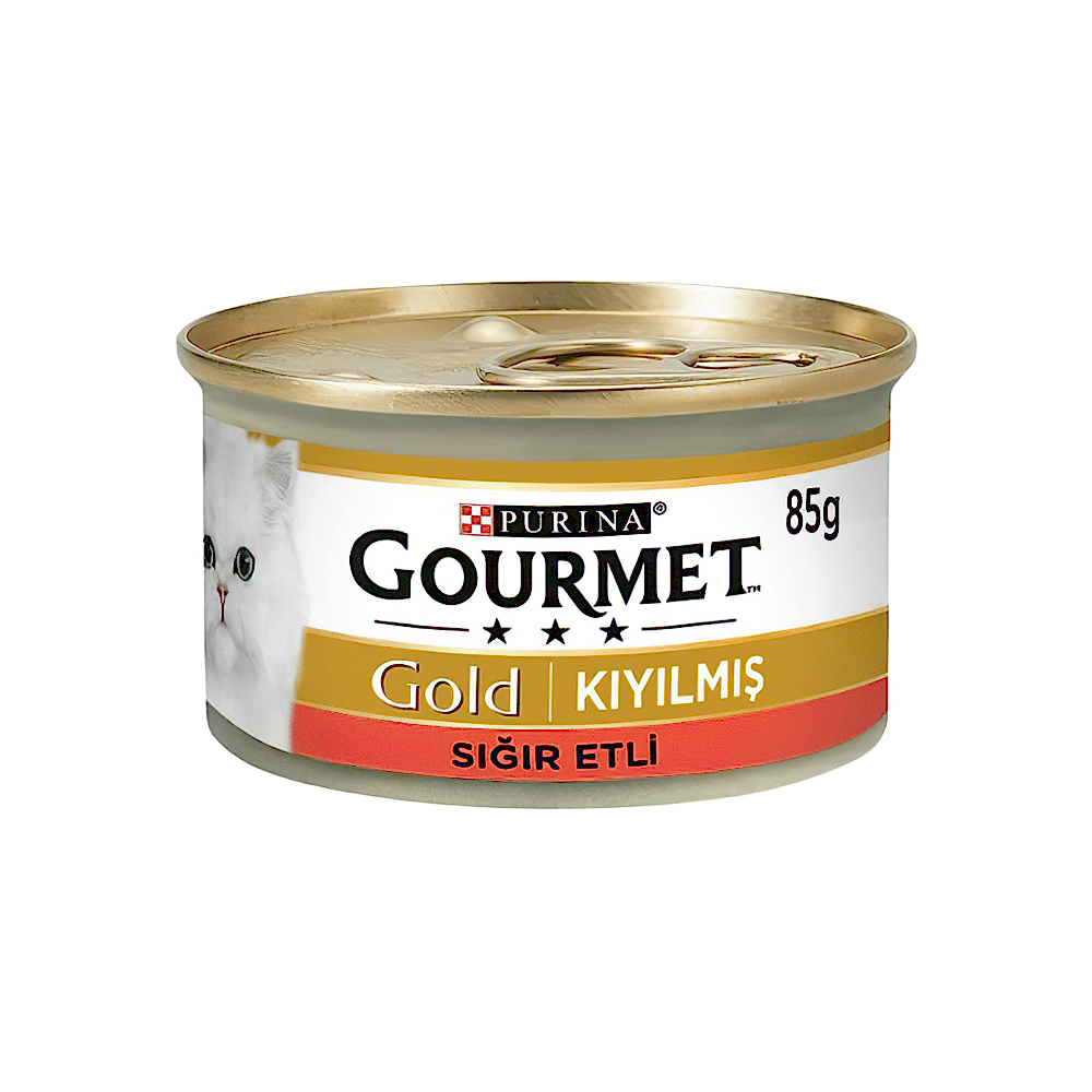 Purina Gourmet Gold Kıyılmış Sığır Etli Yetişkin Kedi Konserve Maması (85 g)