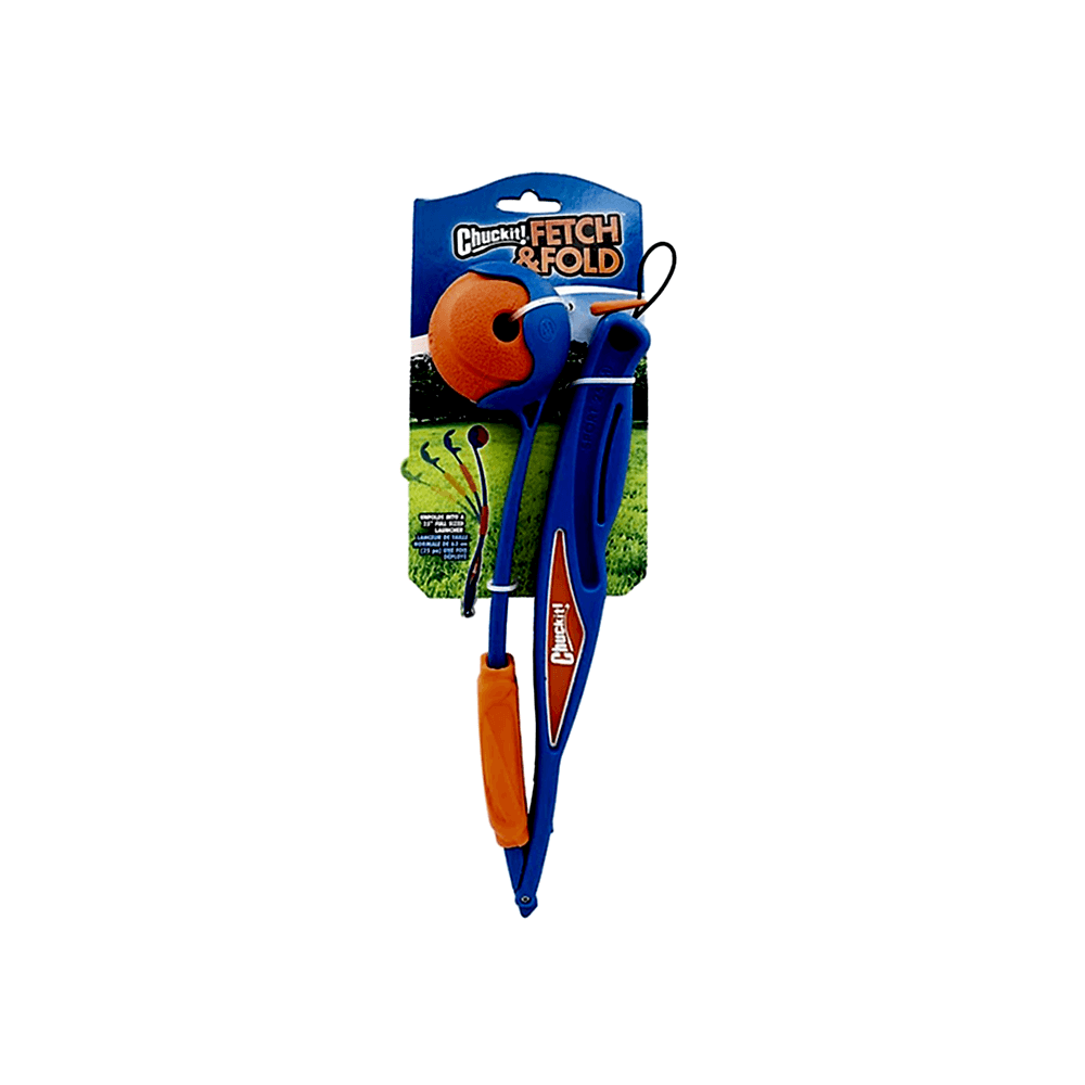 Chuckit! Fetch & Fold Katlanabilir Top Fırlatıcı + Whistler Top Hediyeli