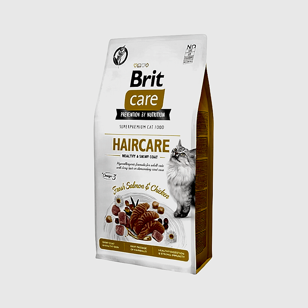 Brit Care Haircare Deri ve Tüy Sağlığı İçin Tahılsız Yetişkin Kedi Maması (7 kg)