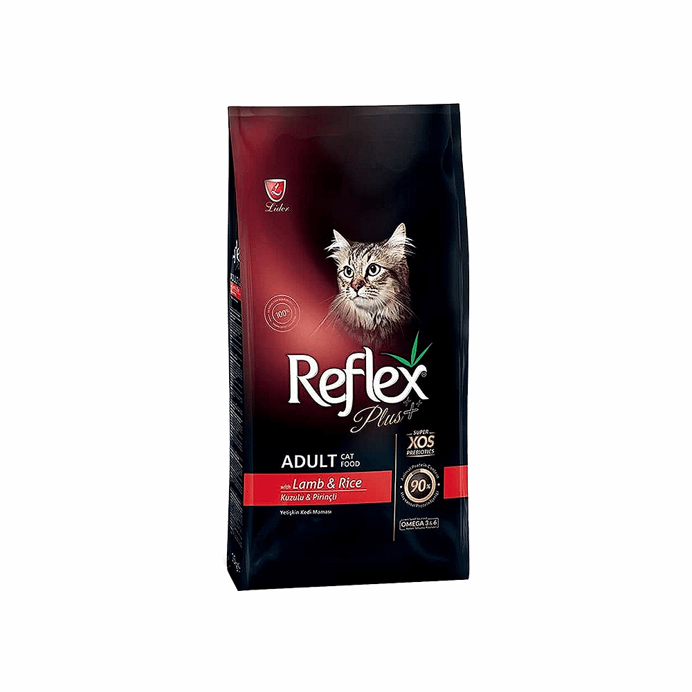 Reflex Plus Kuzu Eti ve Pirinçli Yetişkin Kedi Maması (1,5 kg)