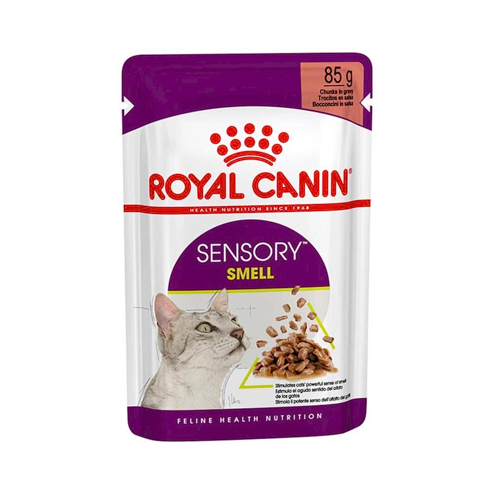 Royal Canin Sensory Smell Etli ve Balıklı Soslu Kedi Konserve Maması (85 g)
