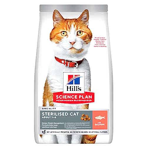Hill's Science Plan Somon Balıklı Kısırlaştırılmış Kedi Maması (10 kg)
