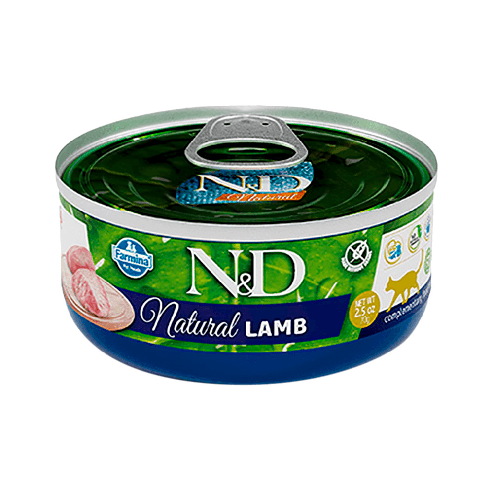 N&D Natural Kuzu Etli Yetişkin Kedi Konserve Maması (70 g)