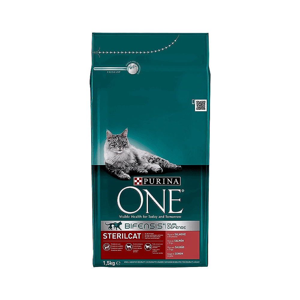 Purina One Somonlu Kısırlaştırılmış Yetişkin Kedi Maması (1,5 kg)