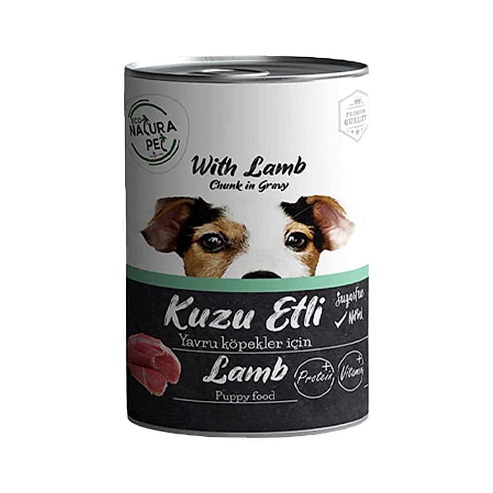 Eco Natura Pet Kuzu Etli Yavru Köpek Konserve Maması (400 g)