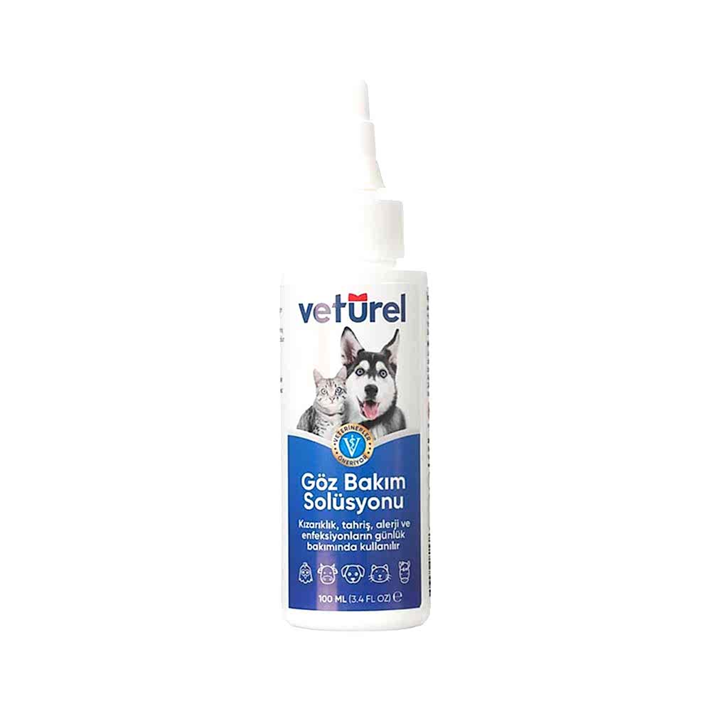 Veturel Kedi ve Köpek Göz Temizleme Solüsyonu (100 ml)