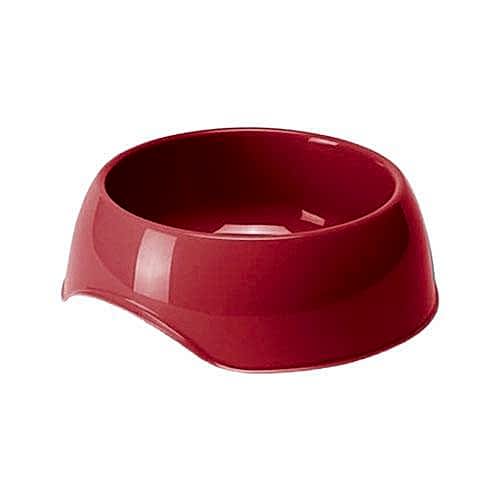 Moderna Gusto Köpek Plastik Mama Su Kabı Kırmızı (700 ml)