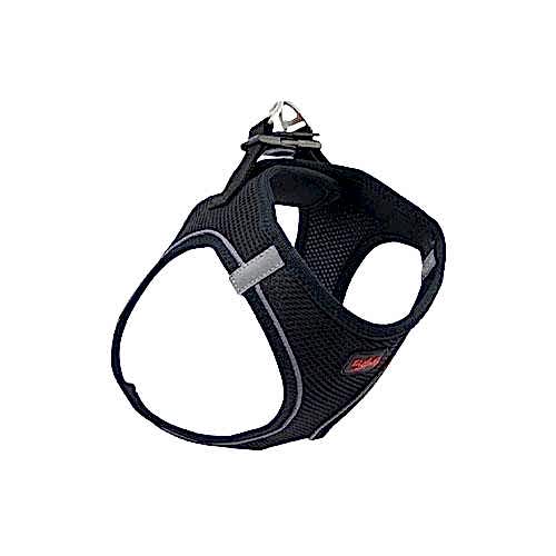 Tailpetz Air Mesh Köpek Göğüs Tasması Siyah (XXS)