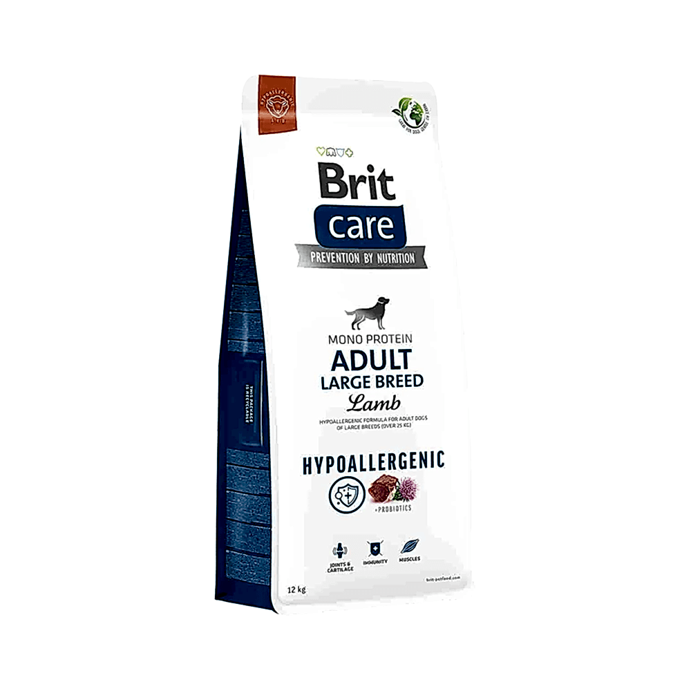 Brit Care Hypo-Allergenic Kuzu Etli ve Pirinçli Orta Irk Yetişkin Köpek Maması (12 kg)