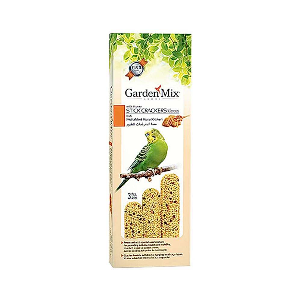 Garden Mix Platin Ballı Muhabbet Kuşu Krakeri (3'lü)