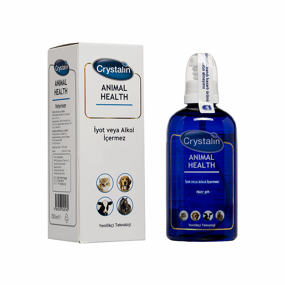Crystalin Animal Health Yara Bakım Solüsyonu (250 ml)