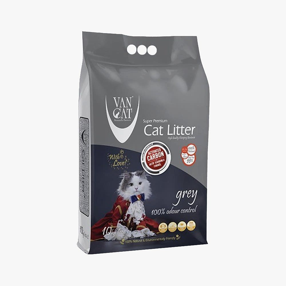 VanCat İnce Taneli Aktif Karbonlu Topaklanan Kedi Kumu (10 L)