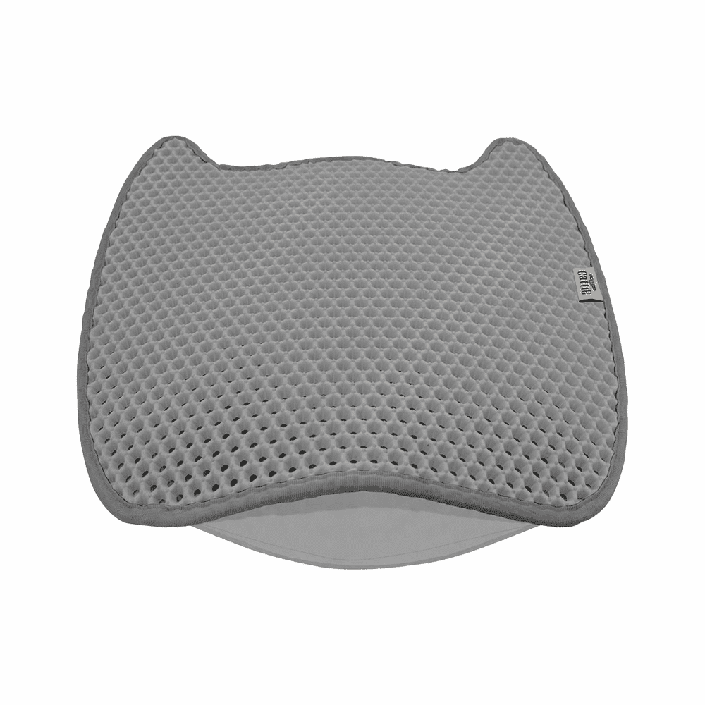 Cattie Fonksiyonel Gri Kedi Tuvalet Paspası (50 x 50 cm)