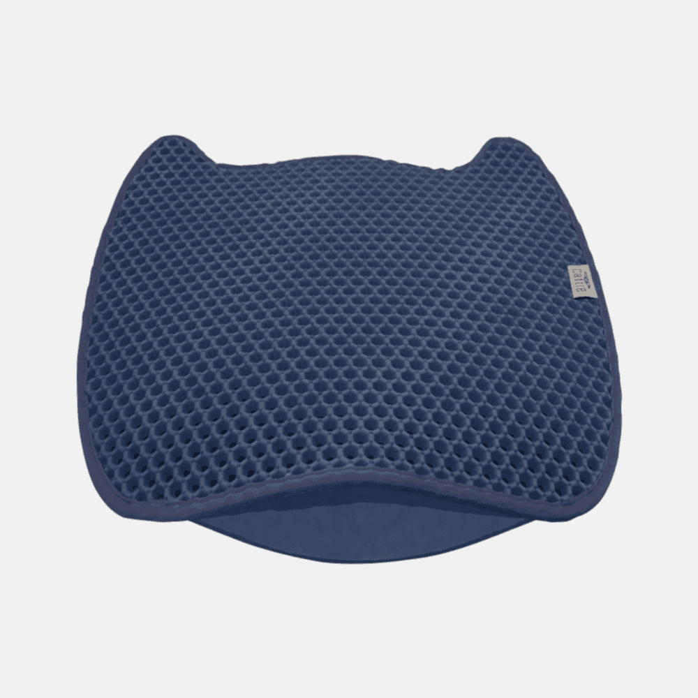 Cattie Fonksiyonel Lacivert Kedi Tuvalet Paspası (50 x 50 cm)