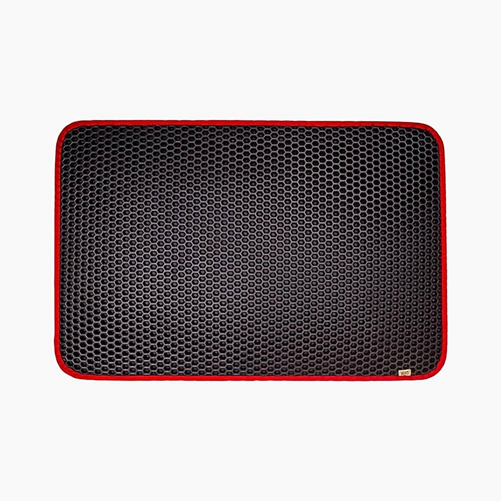 Cattie Kum Toplayıcı Fonsiyonel Kırmızı Kedi Paspası (50 x 75 cm)