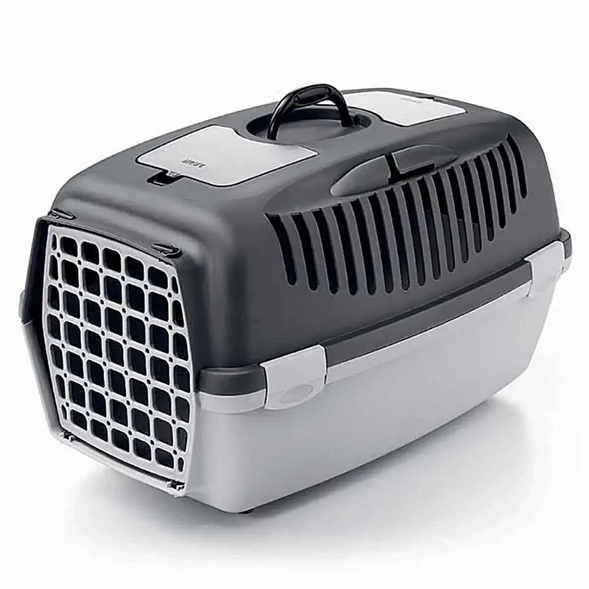 Stefanplast Gulliver Siyah Gri Taşıma Çantası (55 x 36 x 35 cm)