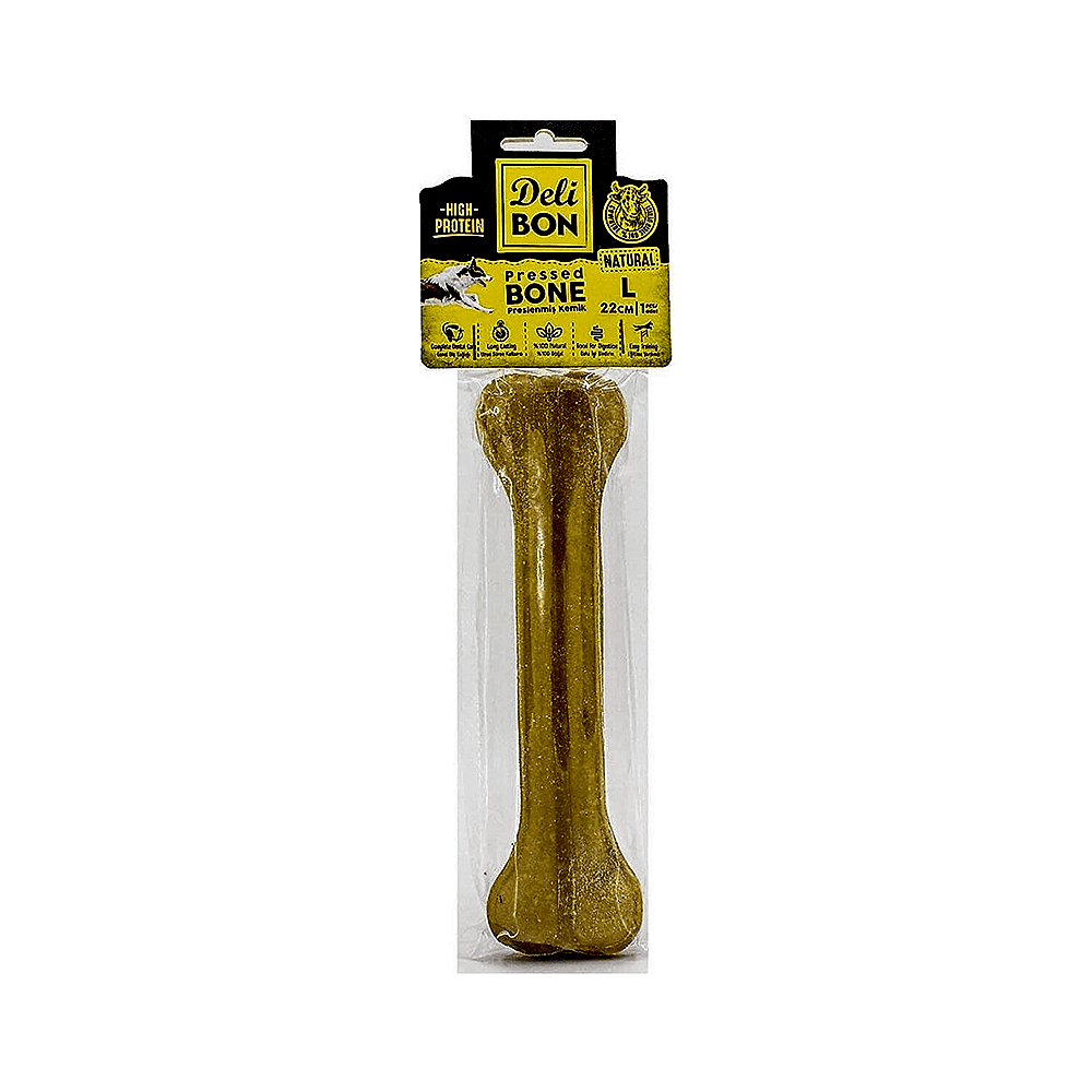 Deli Bon Deri Natural Press Kemik L (22 cm)