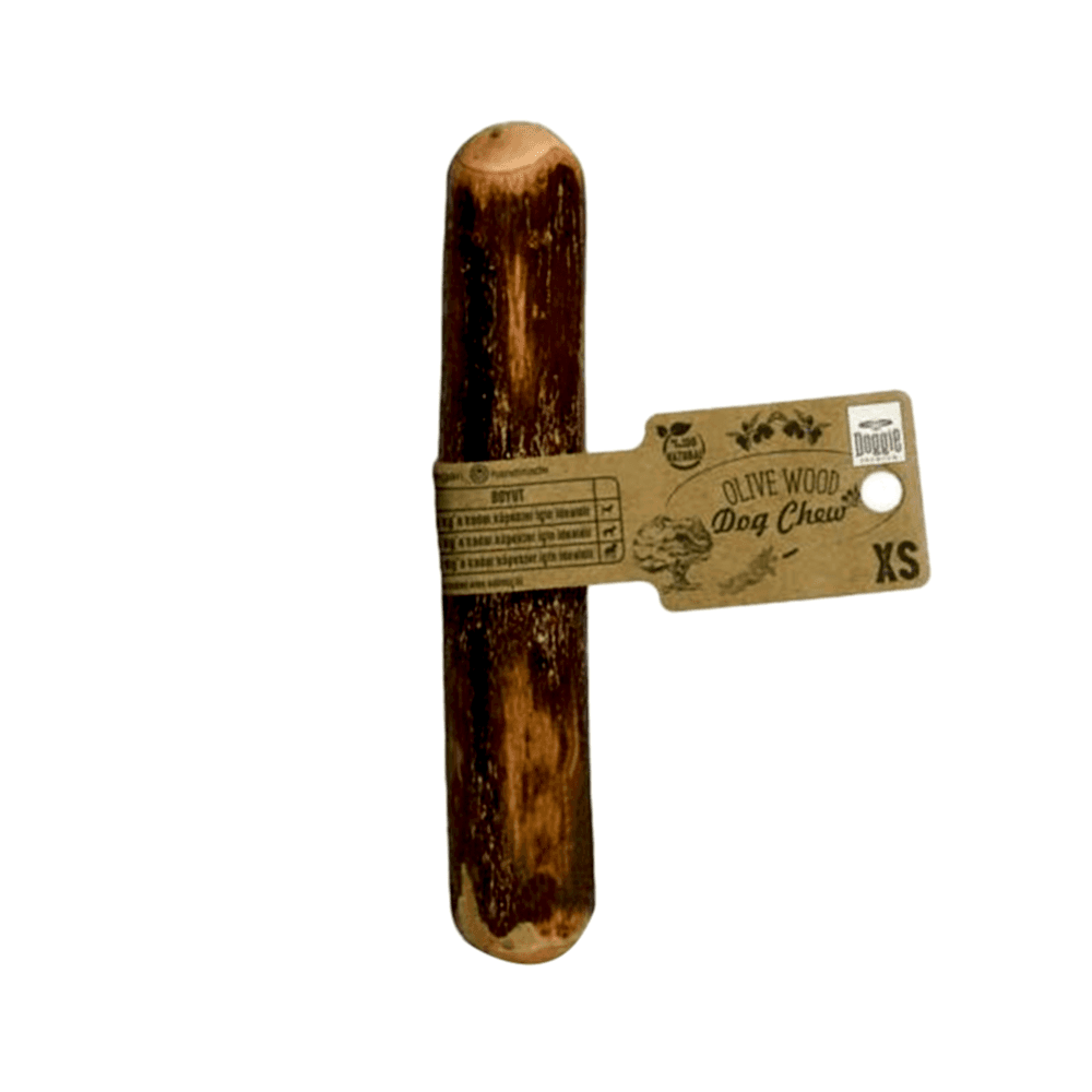 Doggie Doğal Zeytin Ağacı Çiğneme Kemiği Oyuncağı (XS)