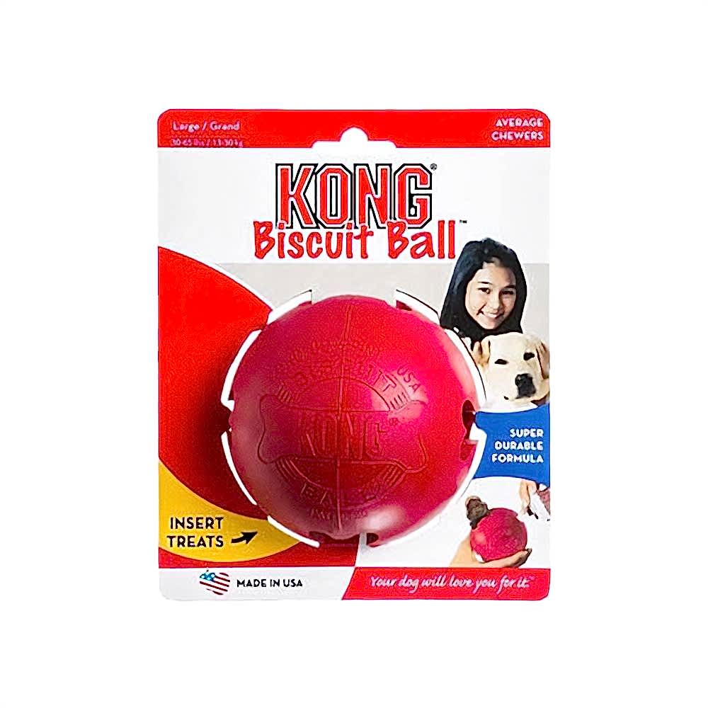Kong Large Biscuit Ball Top Şeklinde Köpek Oyuncağı