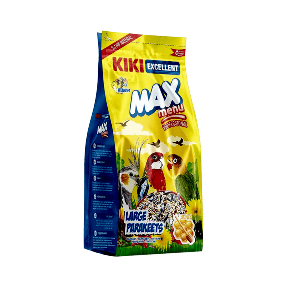 Kiki Excellent Max Menu Büyük Paraket Kuşu Yemi (1 kg)