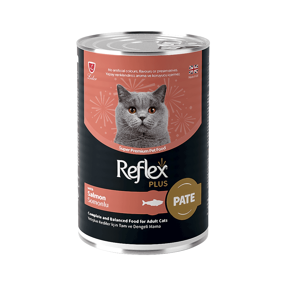 Reflex Plus Pate Somonlu Yetişkin Kedi Maması  (395 g)
