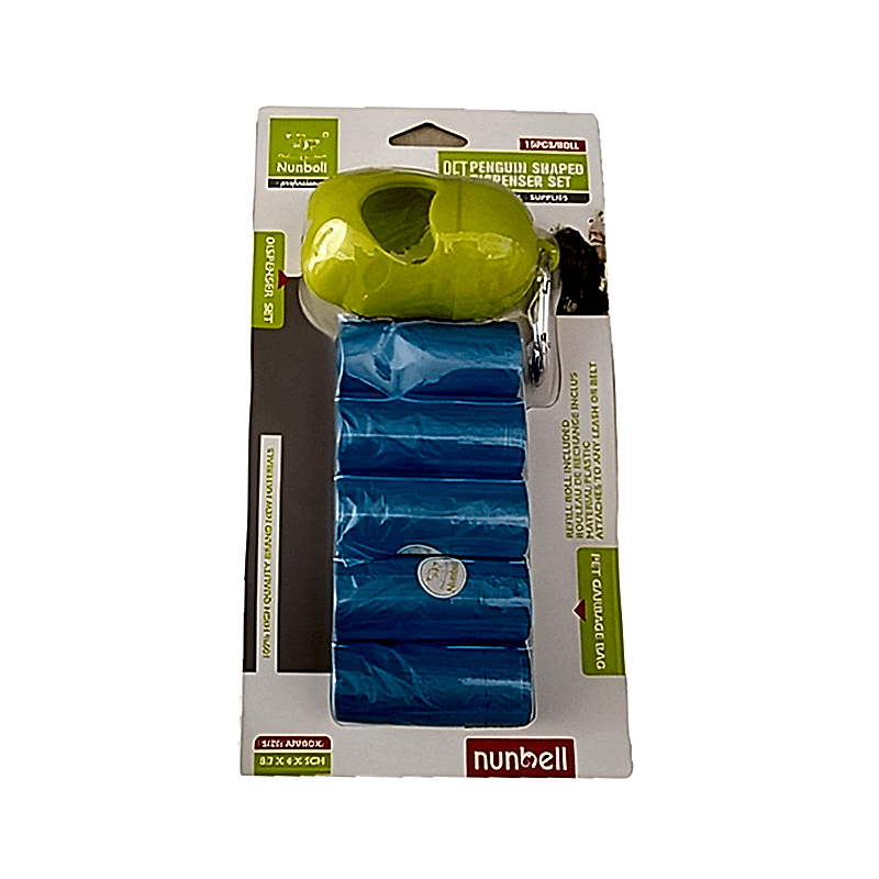 Nunbell Penguen Yedekli Dışkı Torbası (5'li)