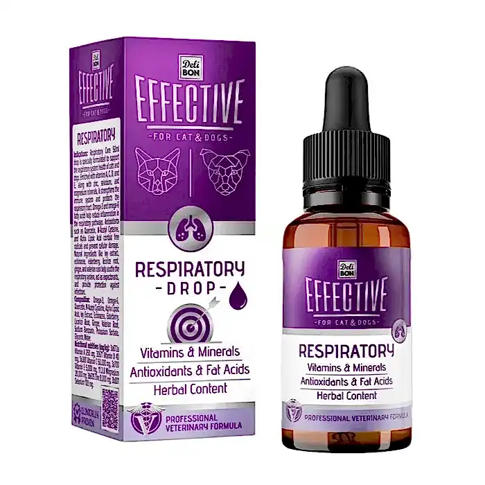 Effective Kedi Ve Köpek Takviye Ürünleri Solunum Sistem Sağlığı 50 Ml