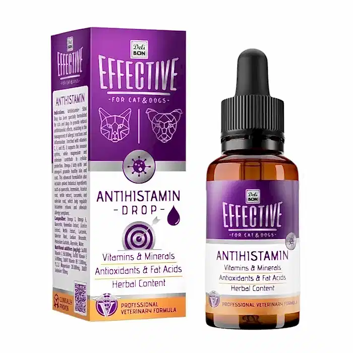 Effective Kedi Ve Köpek Takviye Ürünleri Antihistaminik Etki 50 Ml