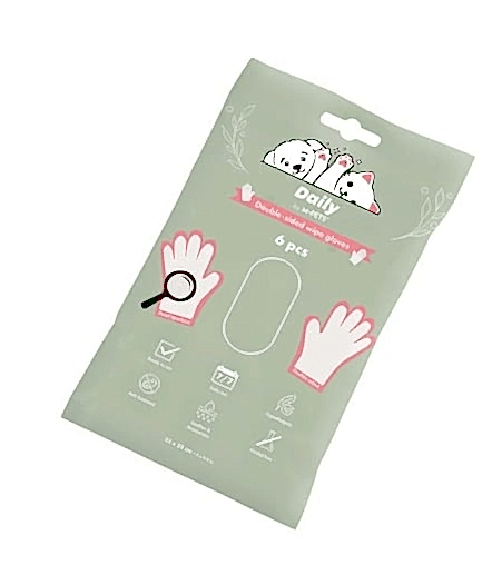 M-pets Daily Çift Taraflı Gün.Tem.Eldiveni 6 Ad.