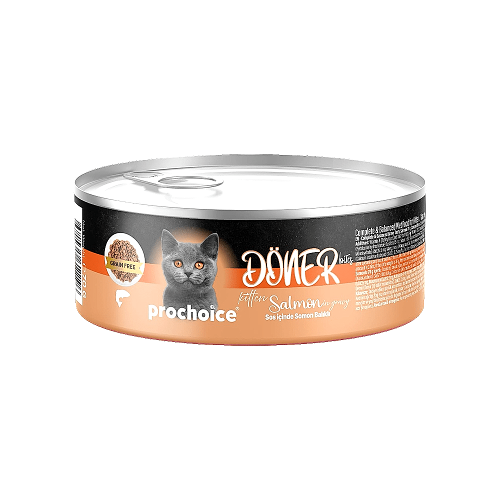 Prochoice Döner Bites Sos İçinde Somon Balıklı Yetişkin Kedi Maması (70 g)