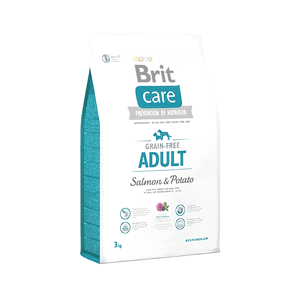 Brit Care Tahılsız Somonlu ve Patatesli Yetişkin Köpek Maması (3 kg)