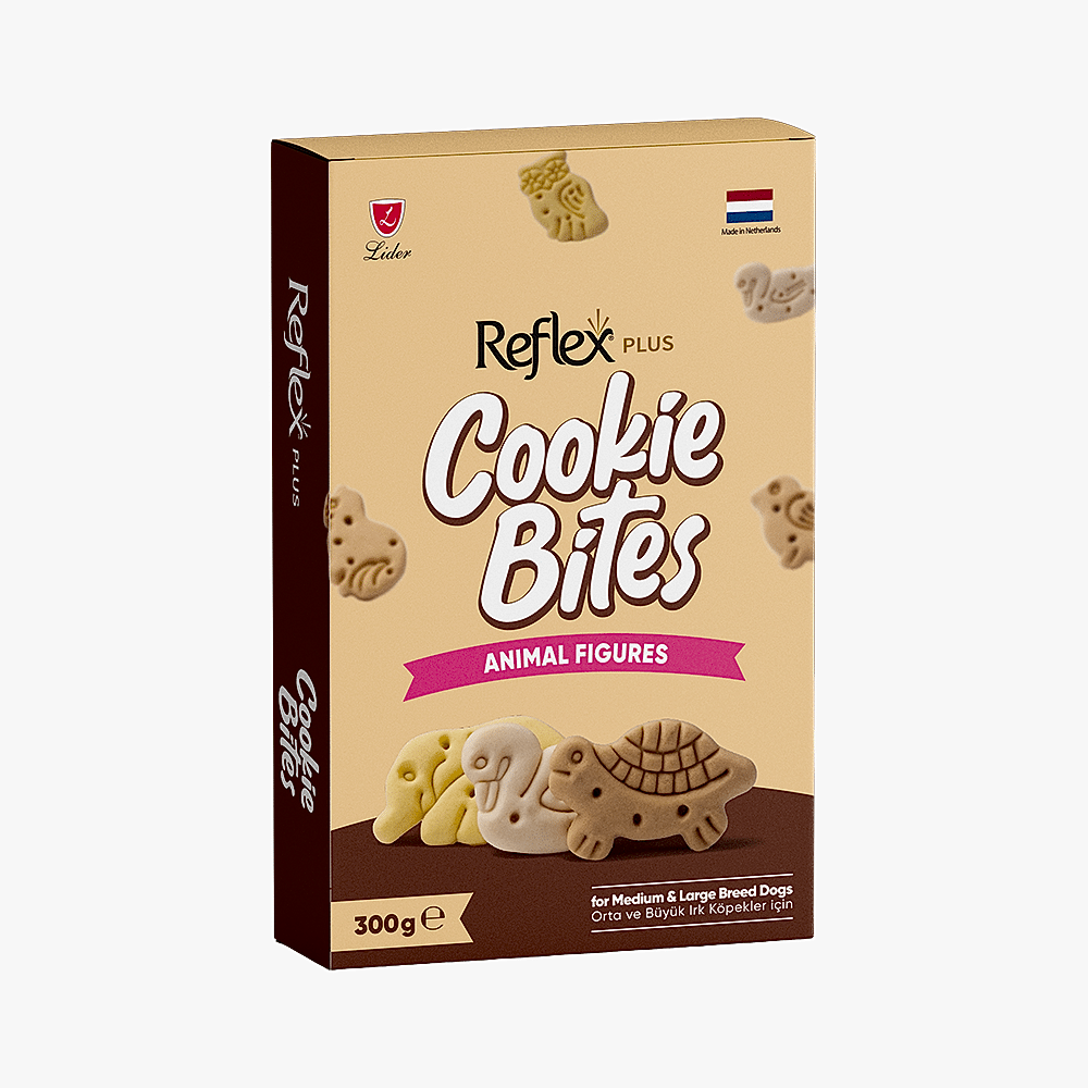 Reflex Plus Cookie Bites Animal Figures Köpek Ödül Maması (300 g)