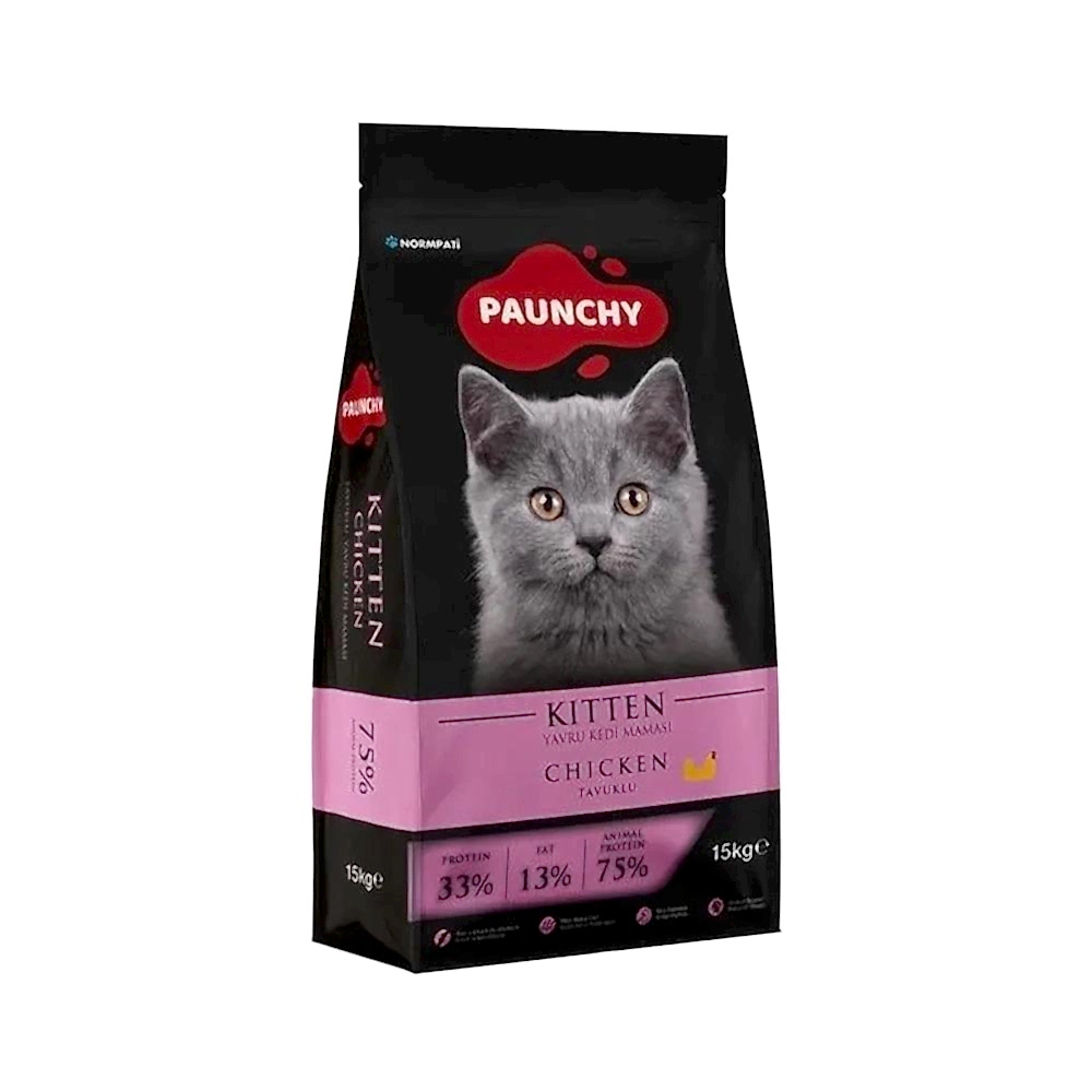 Paunchy Tavuk Etli Yavru Kedi Maması (15 kg)