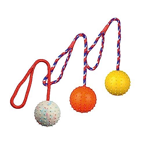 Trixie İpli Top Köpek Oyuncağı (6 x 30 cm)