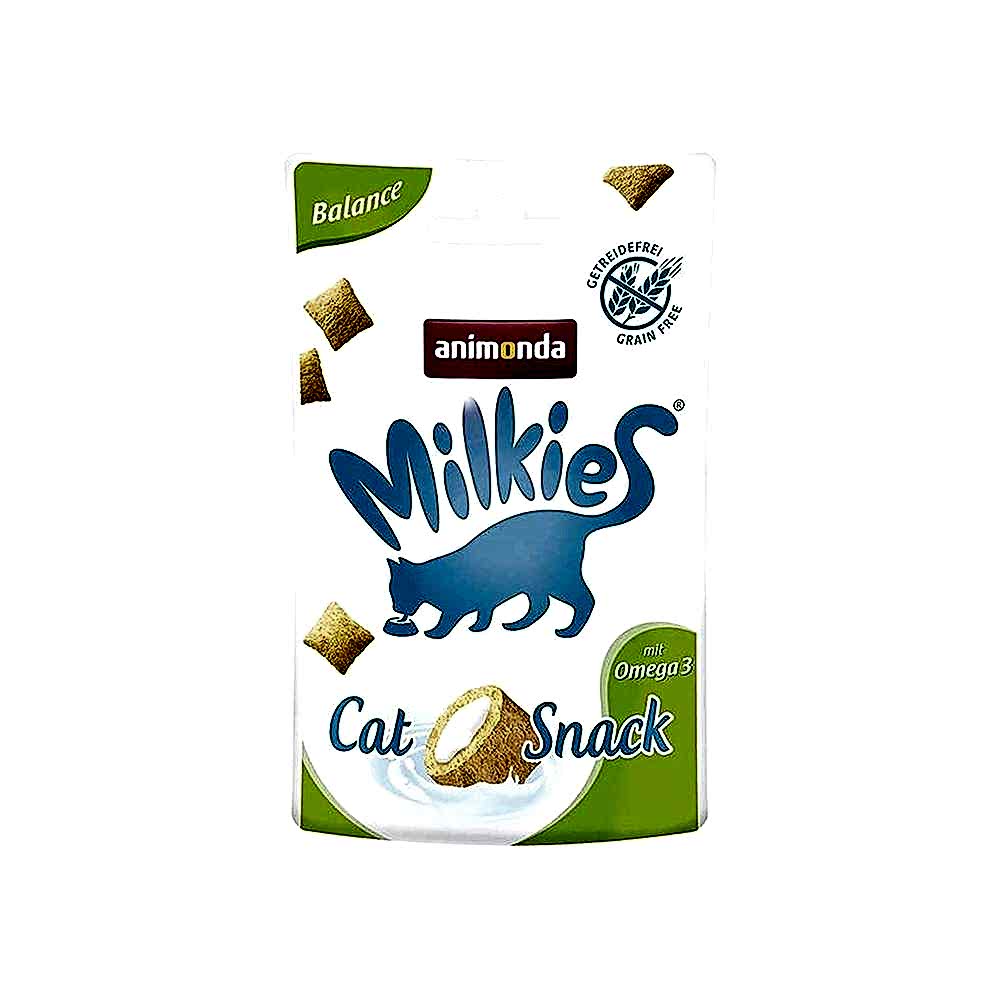 Animonda Milkies Balance Omega-3 İlaveli Tahılsız Kedi Ödülü (30 g)