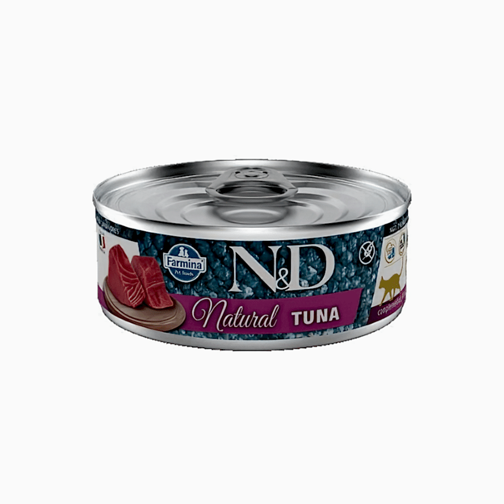 N&D Natural Ton Balıklı Yetişkin Kedi Konserve Maması (70 g)