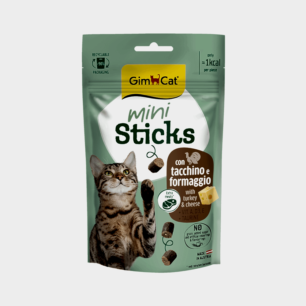 GimCat Hindili ve Peynirli Kedi Ödül Çubuğu (50 g)