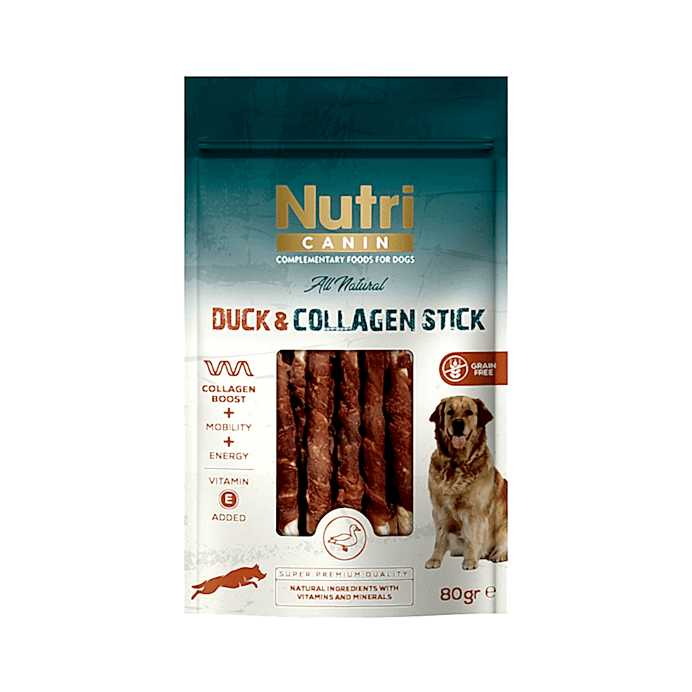 Nutri Canin Duck & Collagen Stick Köpek Ödülü (80 g)