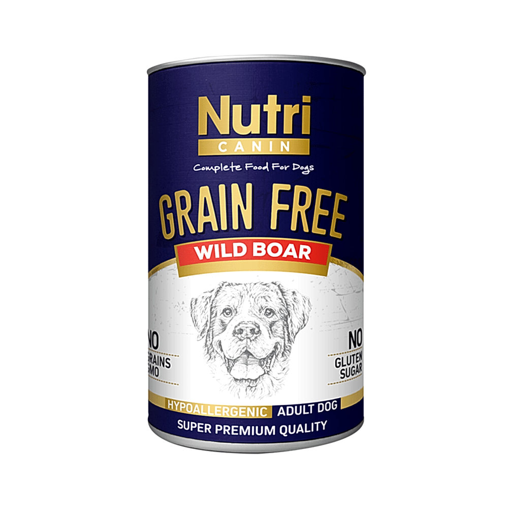 Nutri Canin Tahılsız Yaban Domuzu Etli Yetişkin Köpek Konserve Maması (400 g)