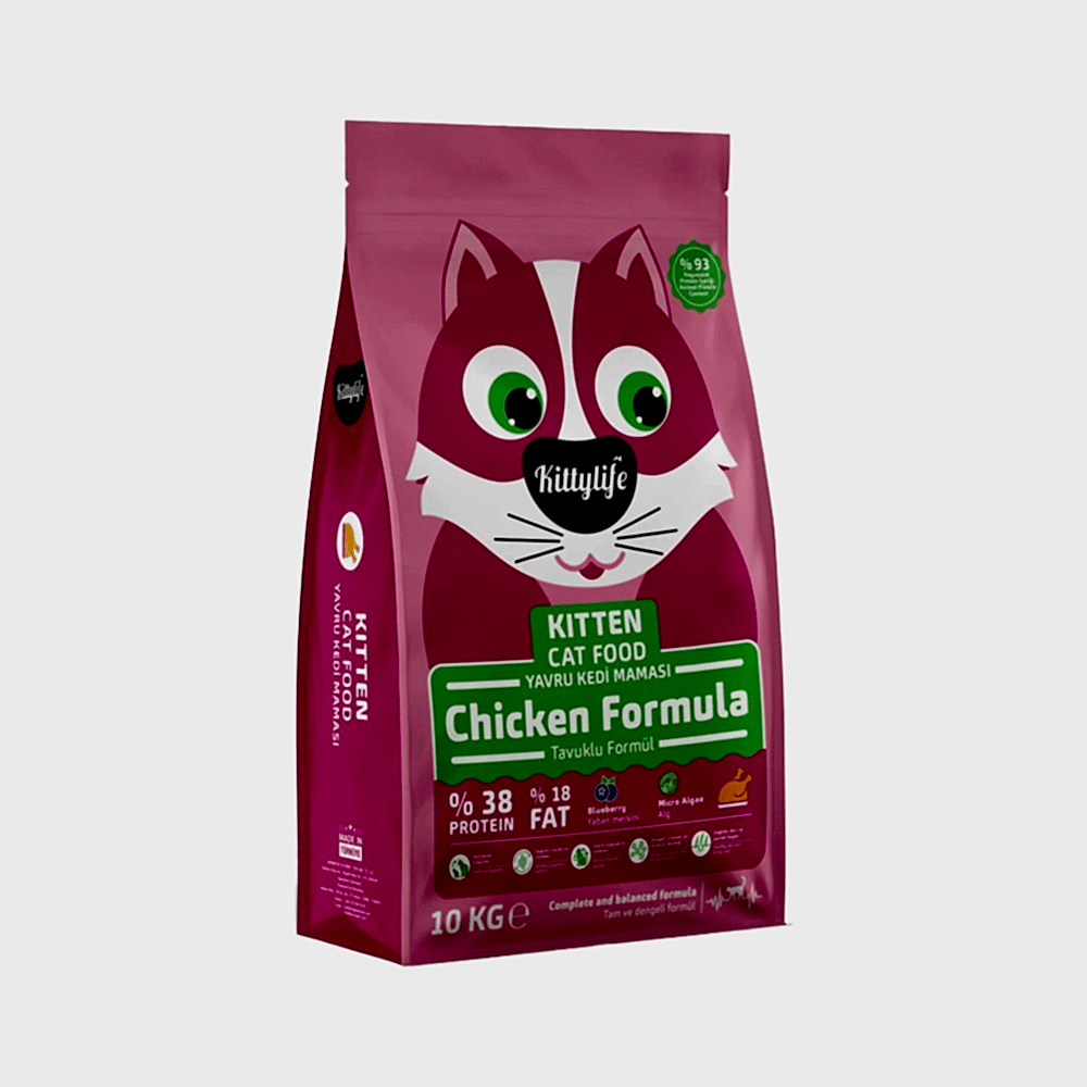 Kittylife Super Premium Tavuk Etli Yavru Kedi Maması (10 kg)