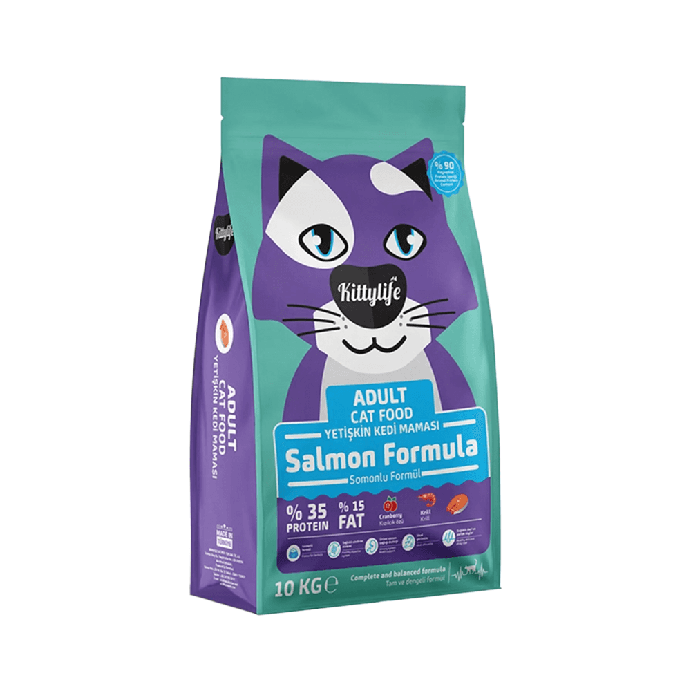 Kittylife Super Premium Somonlu Yetişkin Kedi Maması (10 kg)