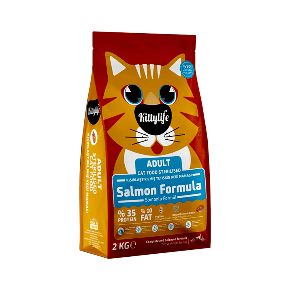 Kittylife Somon Balıklı Kısırlaştırılmış Kedi Maması (2 kg)