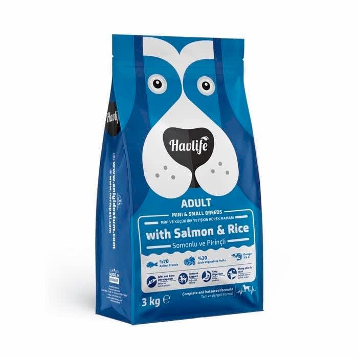 Havlife Somonlu Küçük Irk Yetişkin Köpek Maması (3 kg)