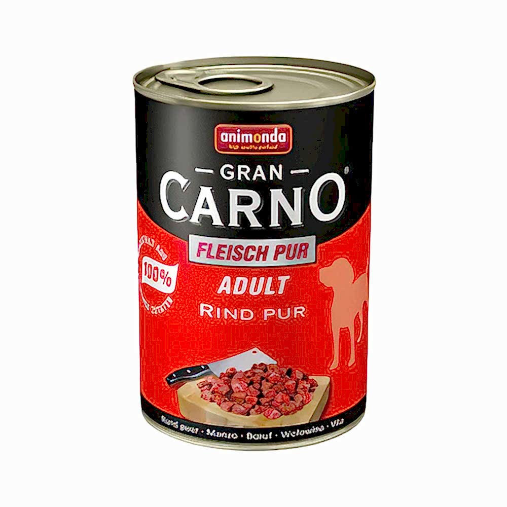 Animonda Gran Carno Sığır Etli Yetişkin Köpek Konserve Maması (400 g)